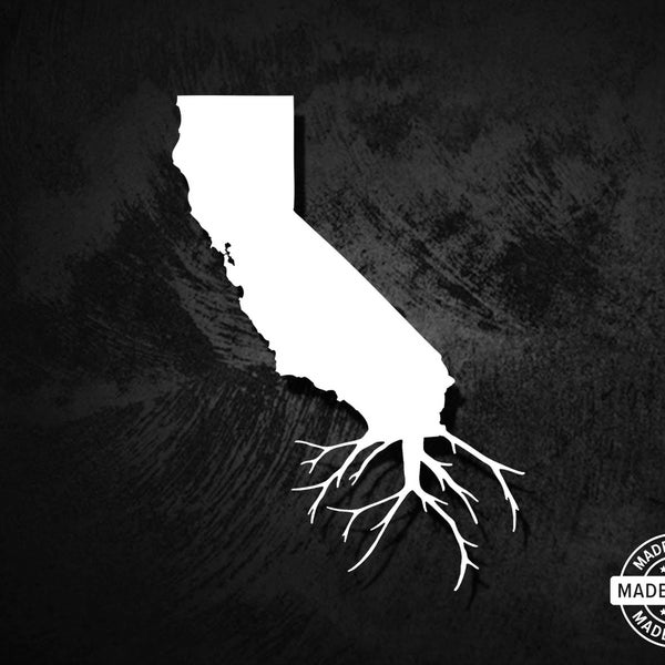 California State Roots Vinyl Die Cut Decal