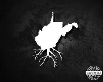 West Virginia Roots Decal, Vinyl Die Cut Sticker