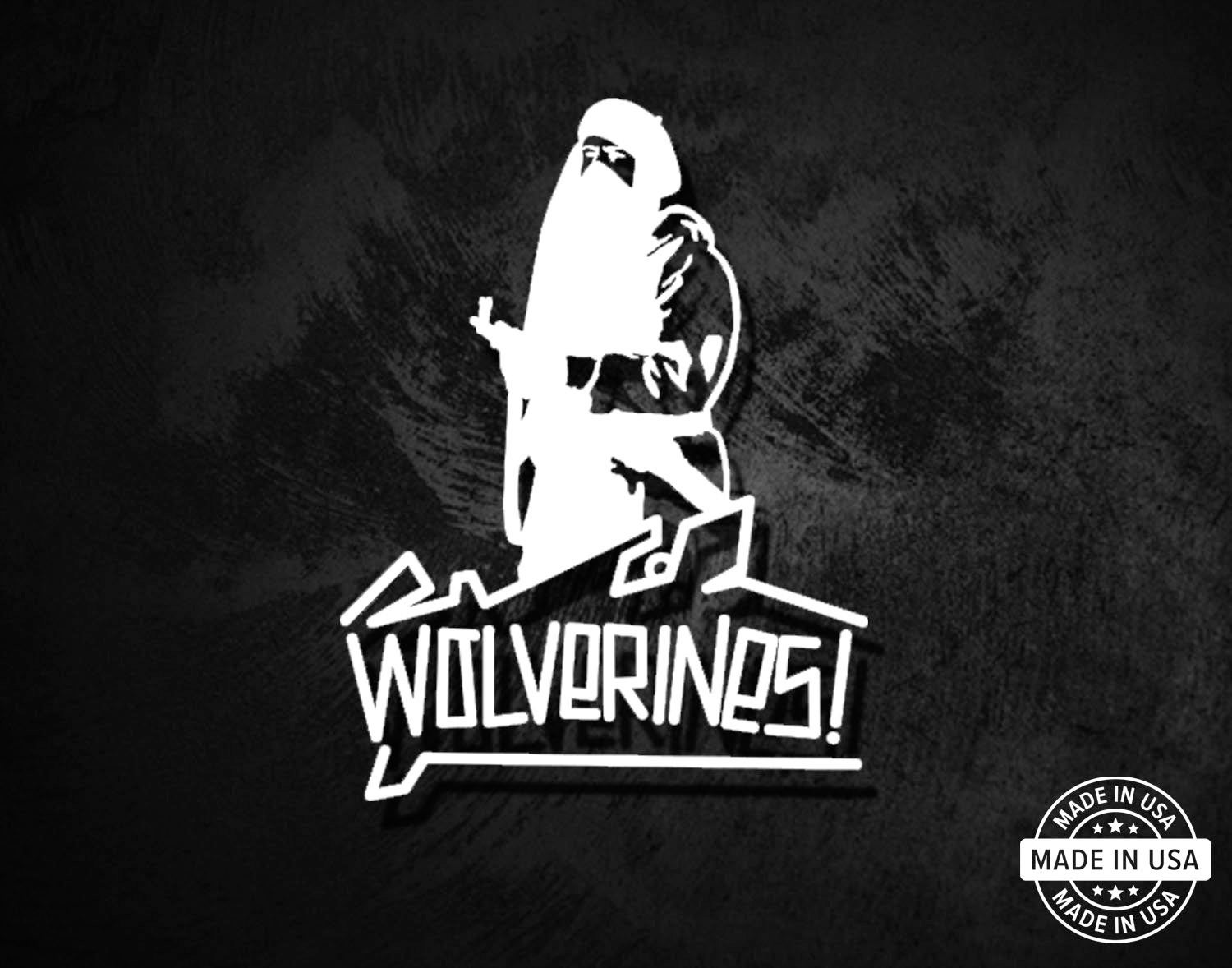Wolverines Red Dawn Vinyl Die Cut Decal Sticker Etsy