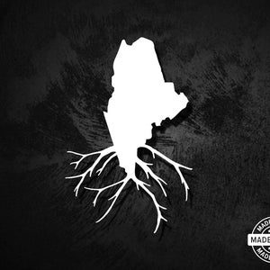 Maine State Roots Vinyl Die Cut Decal