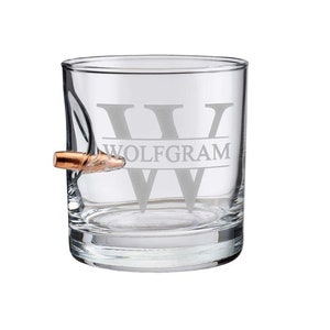 BenShot Personalized Monogram Rocks Glass - 11oz