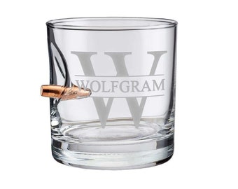 BenShot Personalized Monogram Rocks Glass - 11oz