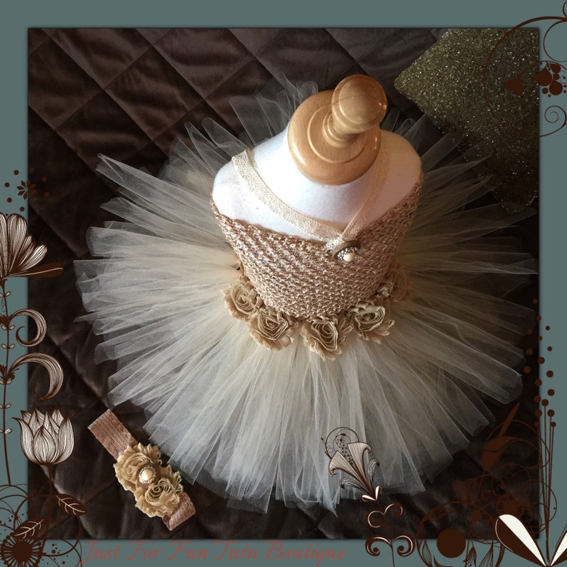 Nude/beige Baby Girl Tutu Dress Baby Tutu Dress Nude Baby Etsy