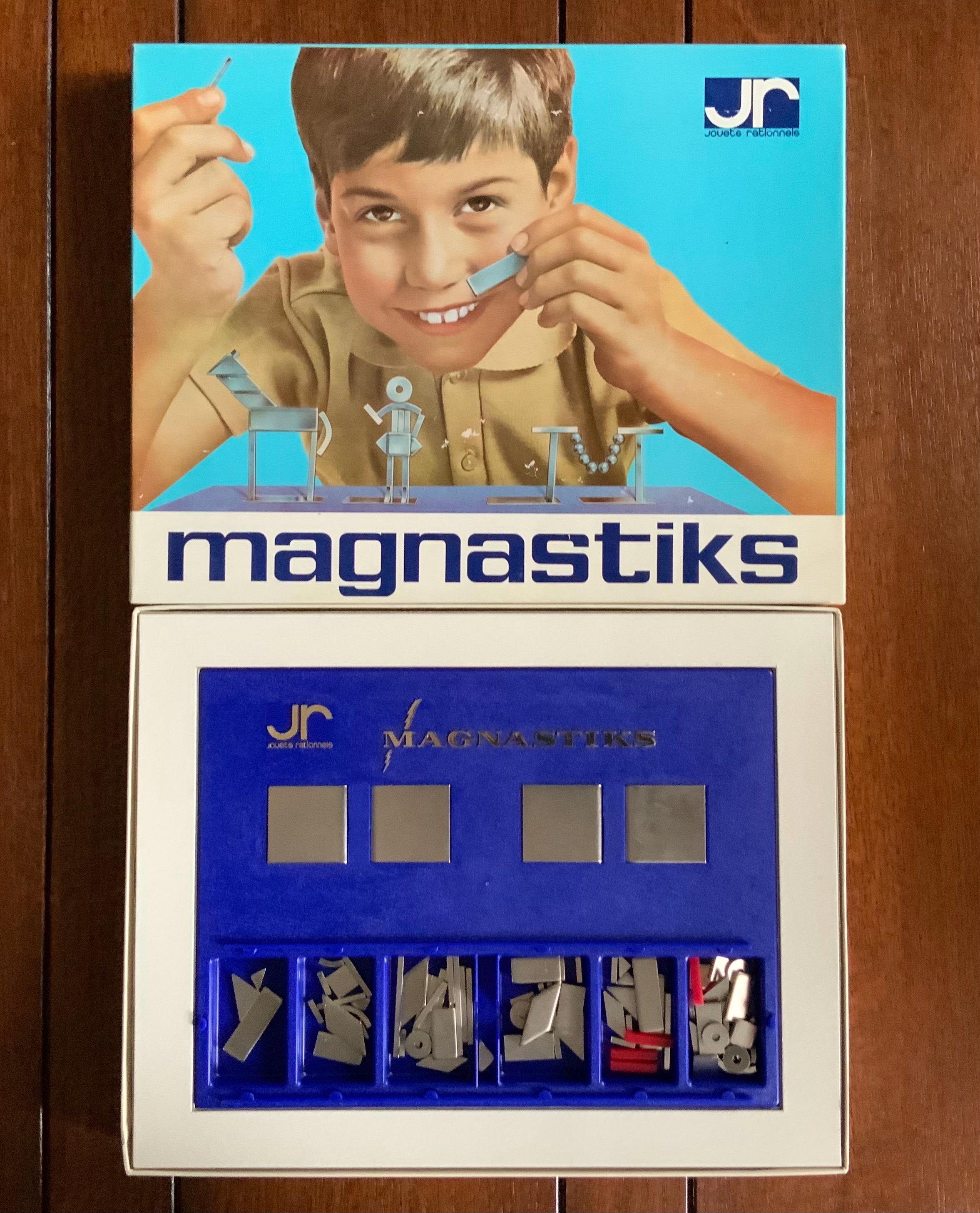 1968 Magnasticks Building Set by Jouets Rationnels (france) - Etsy