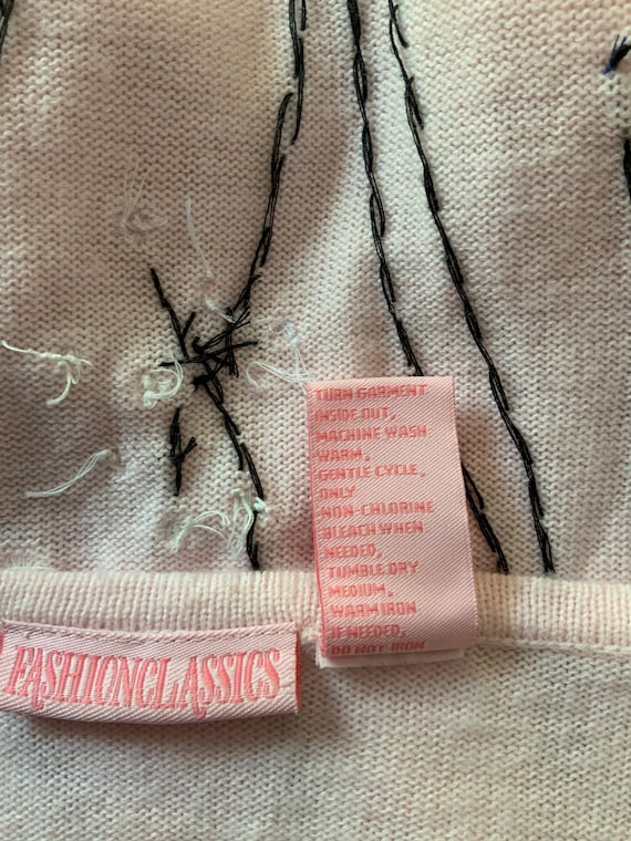 Fashion Classics pink beaded sweater - image 8