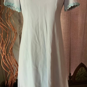 1960s Light Blue Dress with Sequins