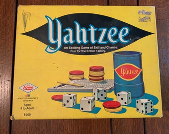 1972 Yahtzee game with instructions