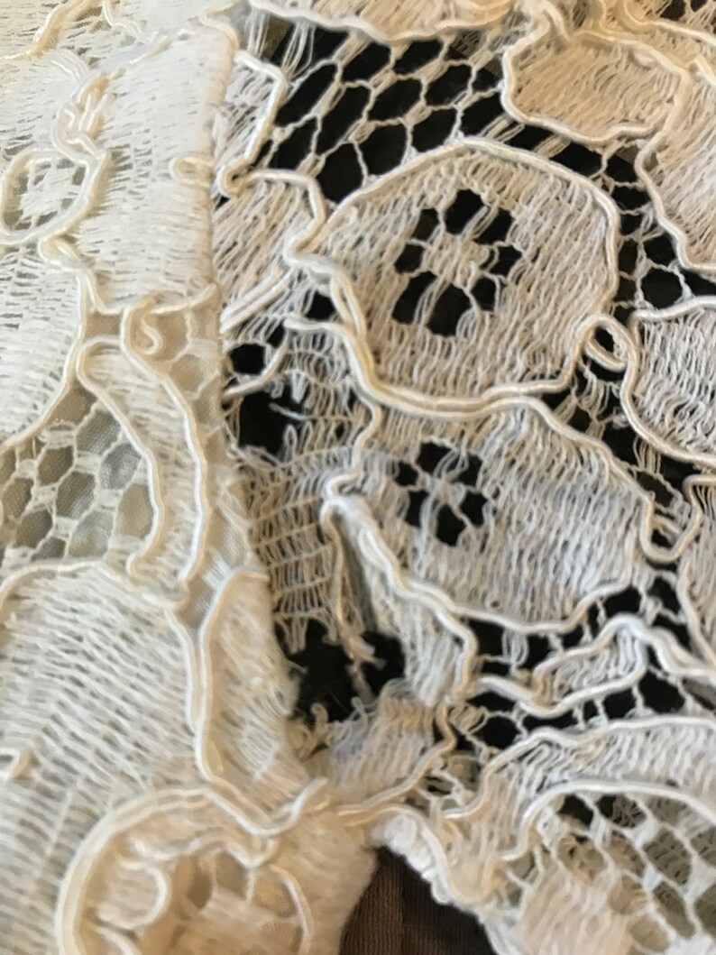 1970s Lace Flower Girl Dress