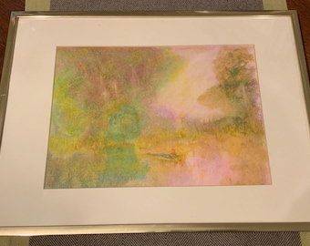 George C. Wussow signed watercolor on paper