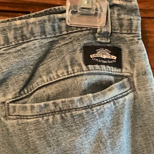 Vintage 1990s Silver Tab Pleated Jeans (Made in USA)