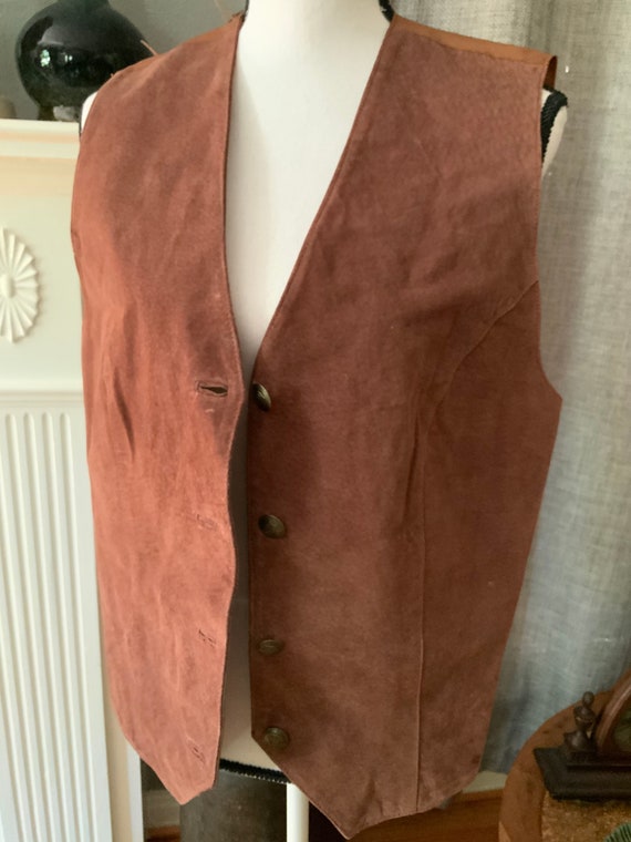 Vintage Bagatelle Leather Vest