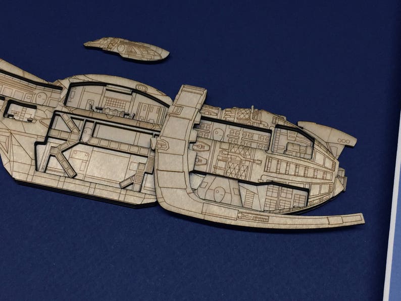 Ready to ship Serenity Firefly Cutaway schematic Laser