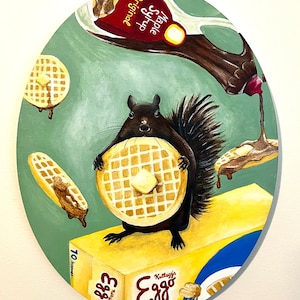 Peanut with His Waffle *PRINT*
