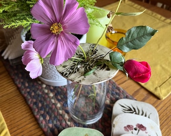 Flower frogs for glass or mason jars