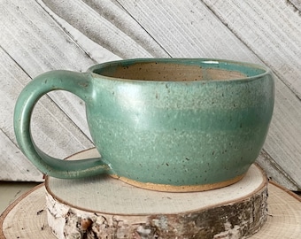 Handmade ceramic pottery mug soup bowl, chili bowl, large handmade mug, large coffee cup