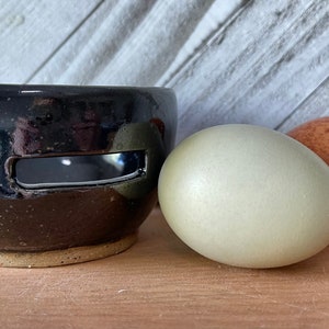 Handmade Pottery Egg Separator, Egg seperator, NC pottery, Handmade Pottery