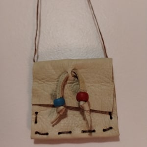 Deer hide pouch