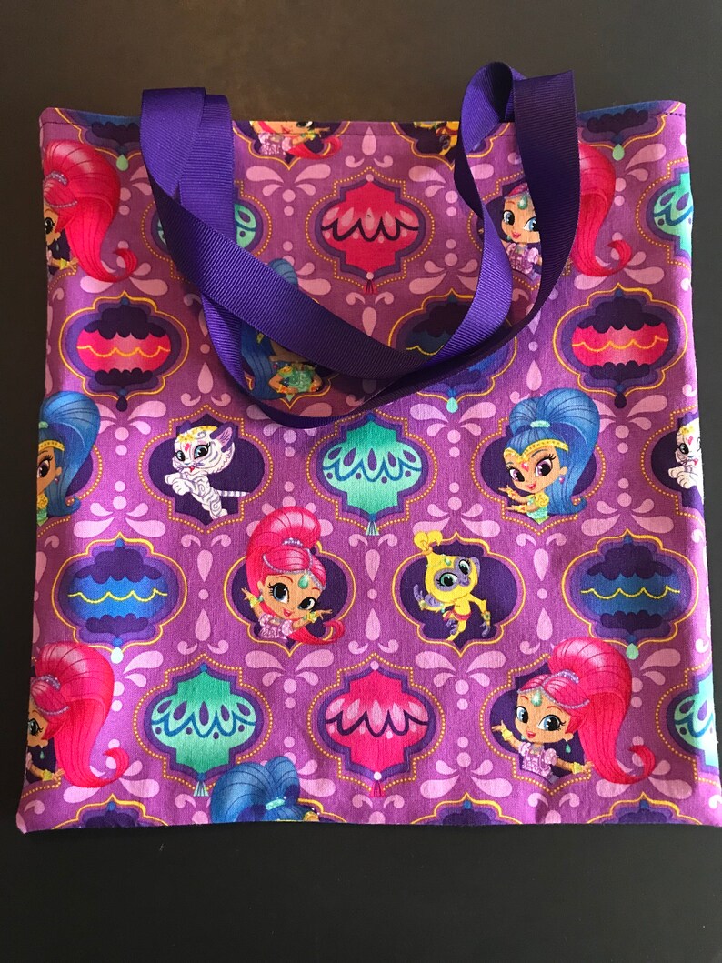 Shimmer and Shine Tote Bag Trick or Treat Bag Preschool | Etsy