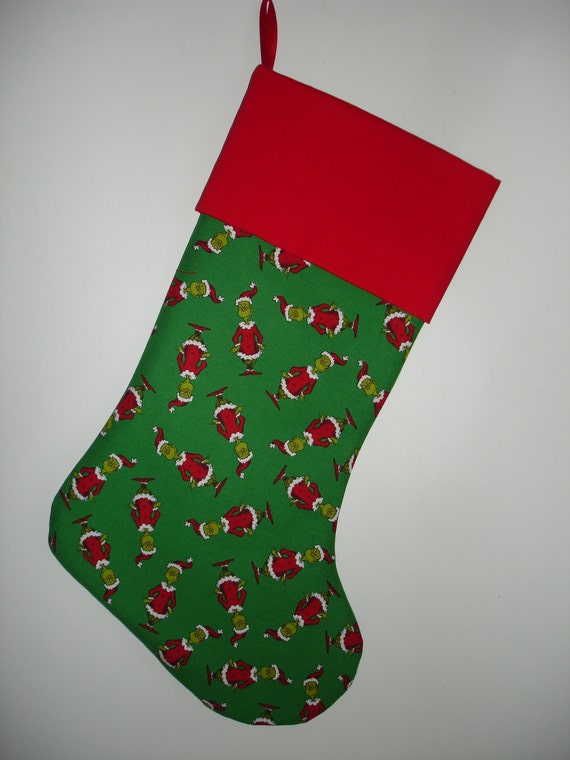 christmas stocking grinch stocking