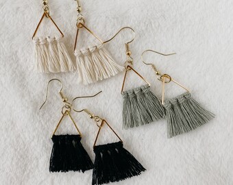 Tassel Earrings Bridesmaid gifts Colourful Earrings Boho Earrings