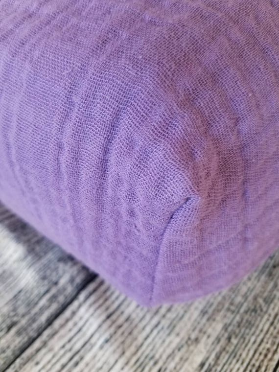 purple fitted crib sheet