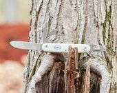 Vintage Colonial Pocket Knife with Sargent Fletcher Inc monogram
