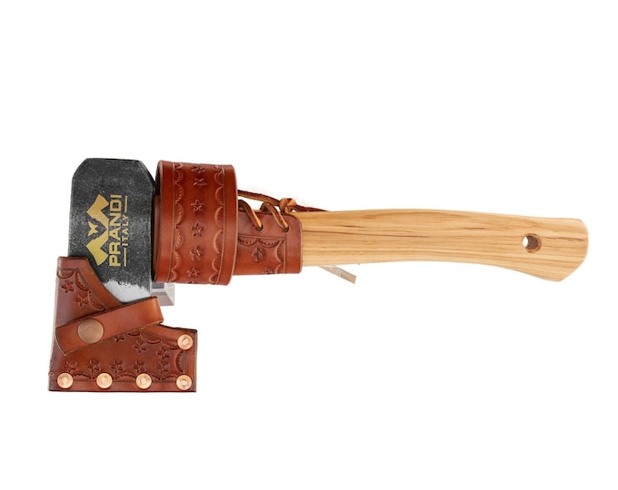 Prandi Hatchet with Leather Sheath