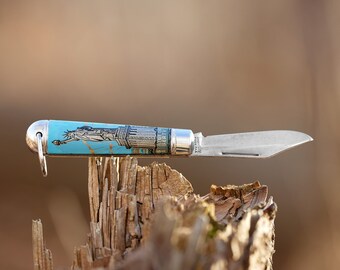 Vintage Imperial Pocket Knife Statue of Liberty