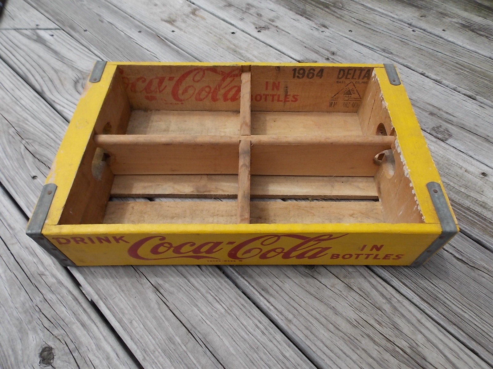 Vintage Coke wooden crate
