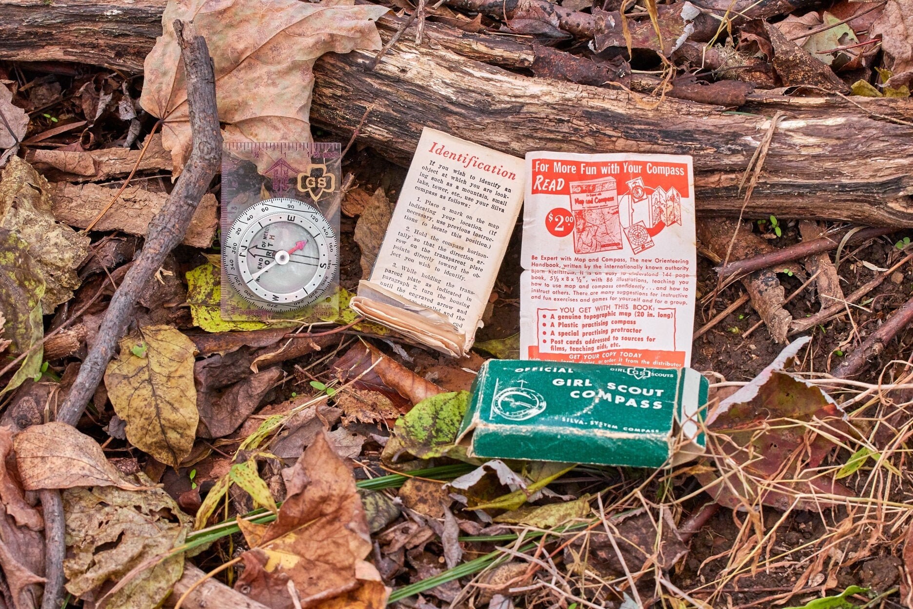 Vintage Compass By Silva Girl Scouts of America Compass