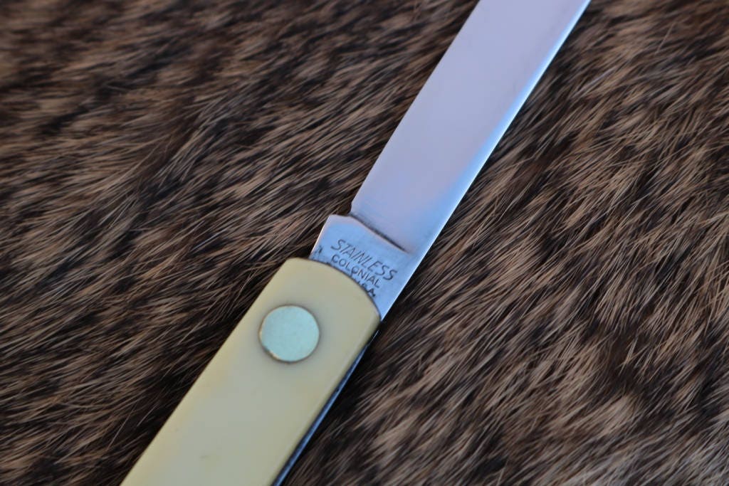 Vintage Pocket Knife Vintage Colonial fruit testers knife