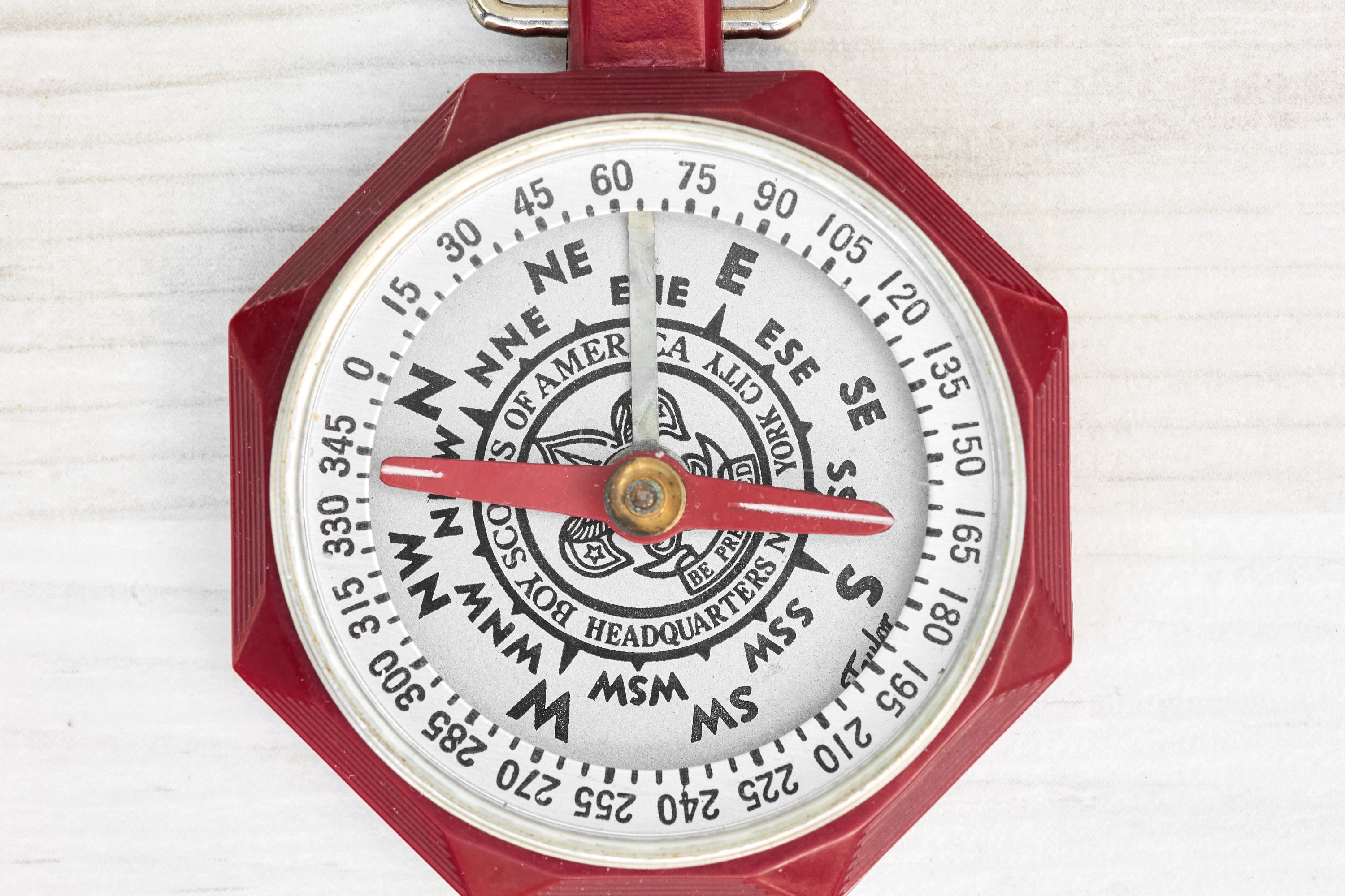 Vintage Boy Scout Compass with Original Box by Taylor Instruments