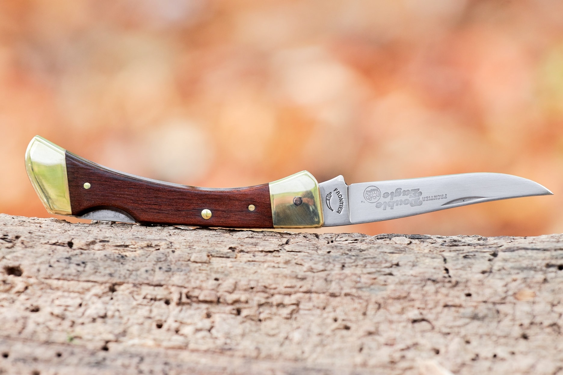 Vintage Pocket Knife Imperial Frontier Double Eagle Lockback Pocket Knife