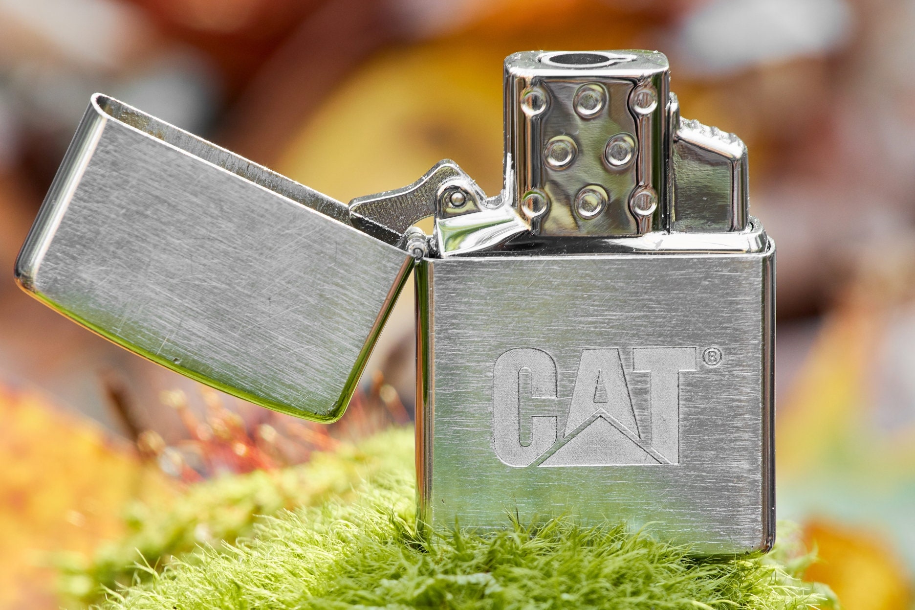 Zippo Lighter Caterpillar Zippo with Single Torch Butane insert