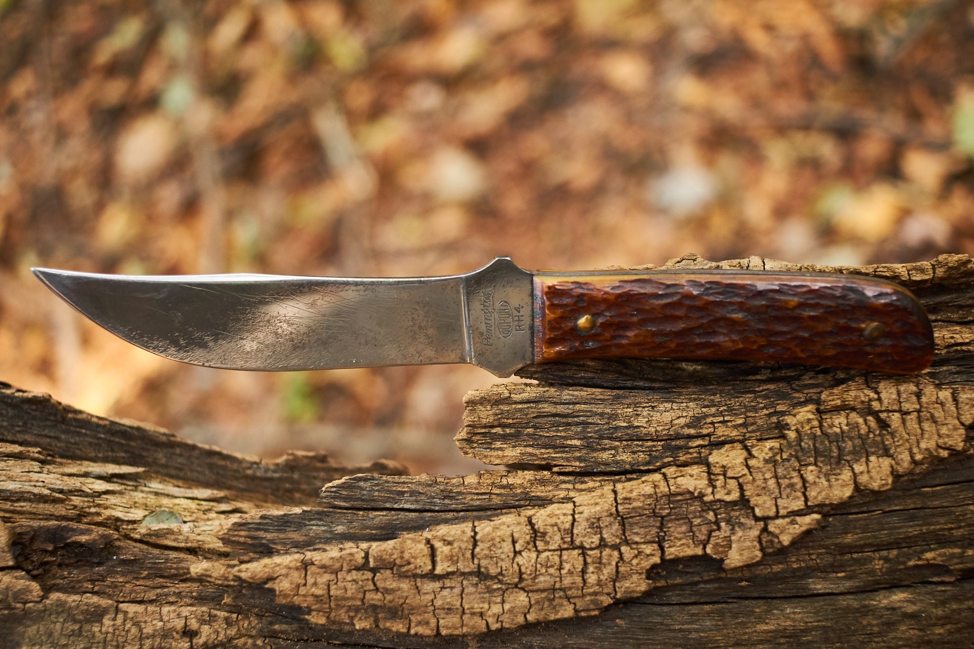 Knife Vintage Remington Fixed Blade RH4 with original sheath