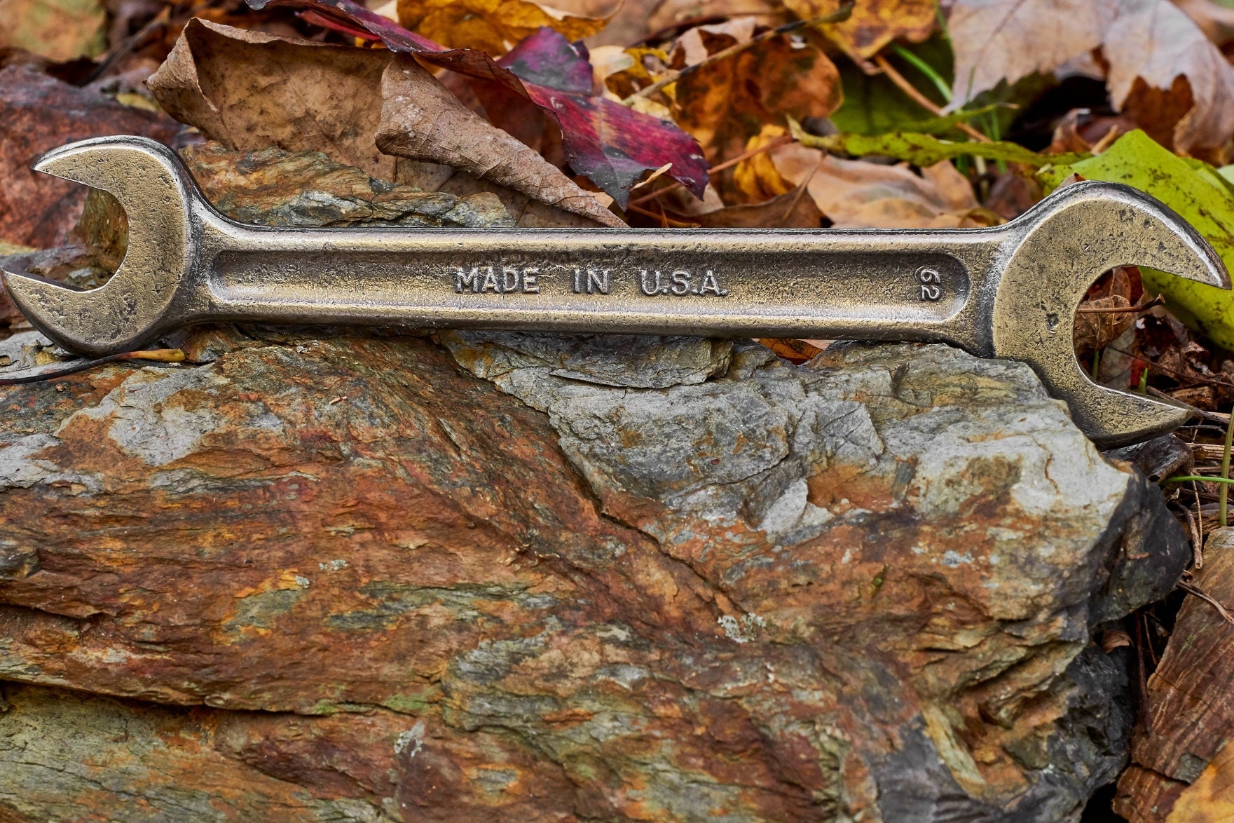 vintage wrench set 5 piece standard open end wrench set made in the USA