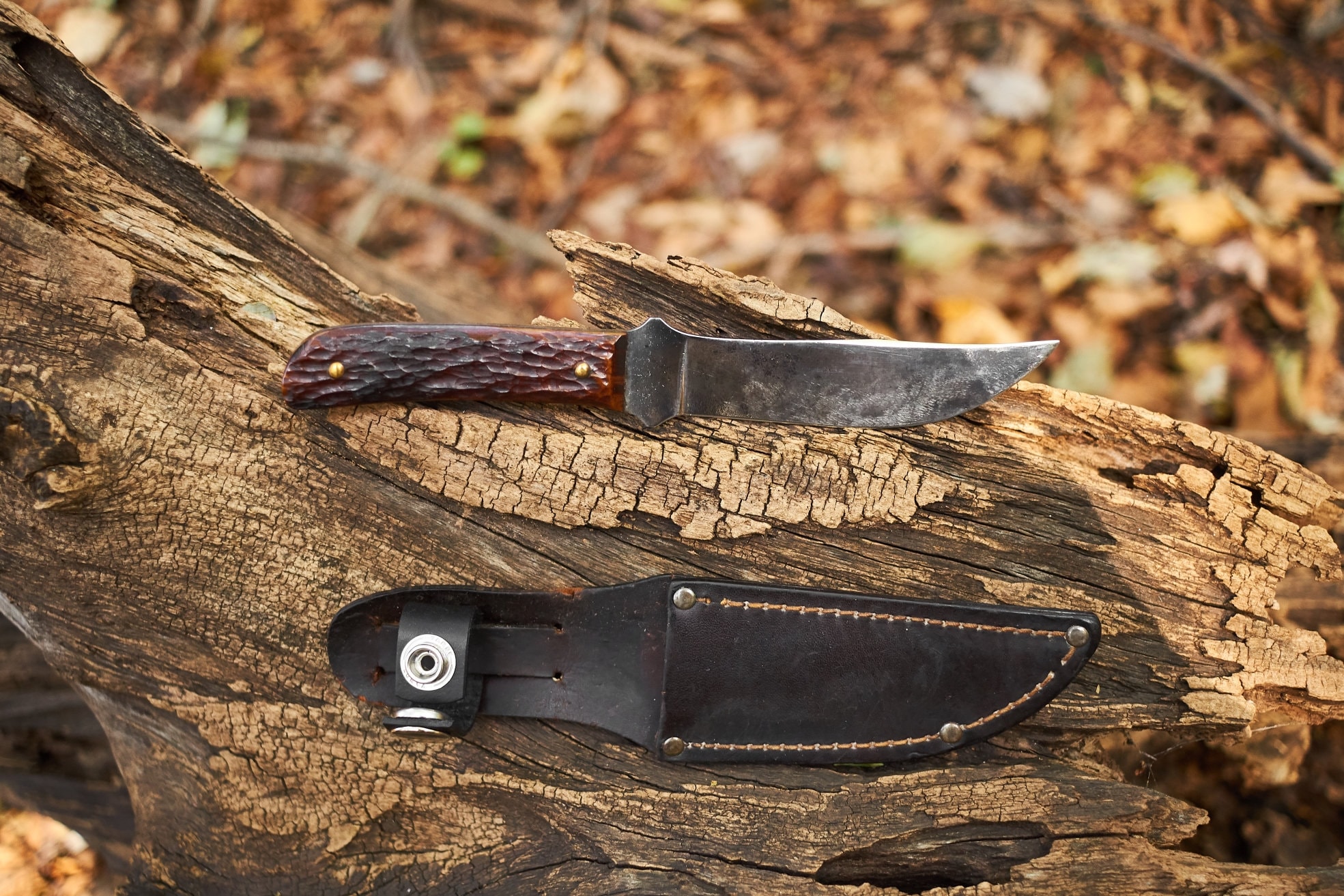 Knife Vintage Remington Fixed Blade RH4 with original sheath