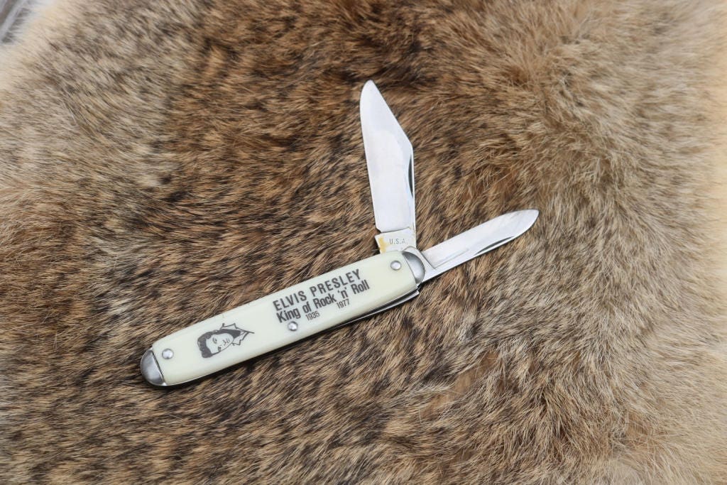 Elvis novelty pocket knife