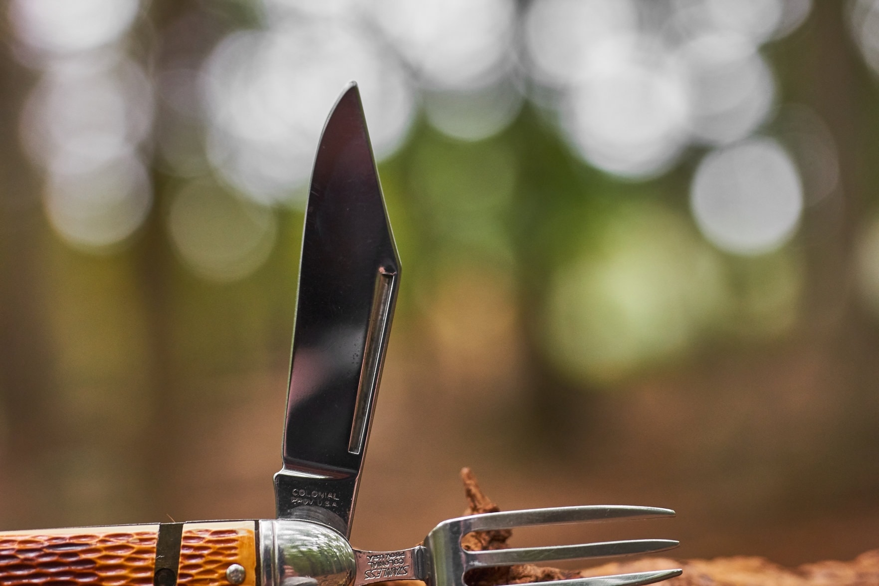 Vintage Colonial Pocket knife Hobo knife camping hiking outdoors
