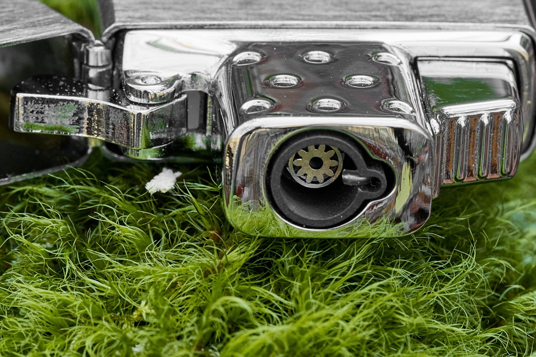 Zippo Lighter Caterpillar Zippo with Single Torch Butane insert