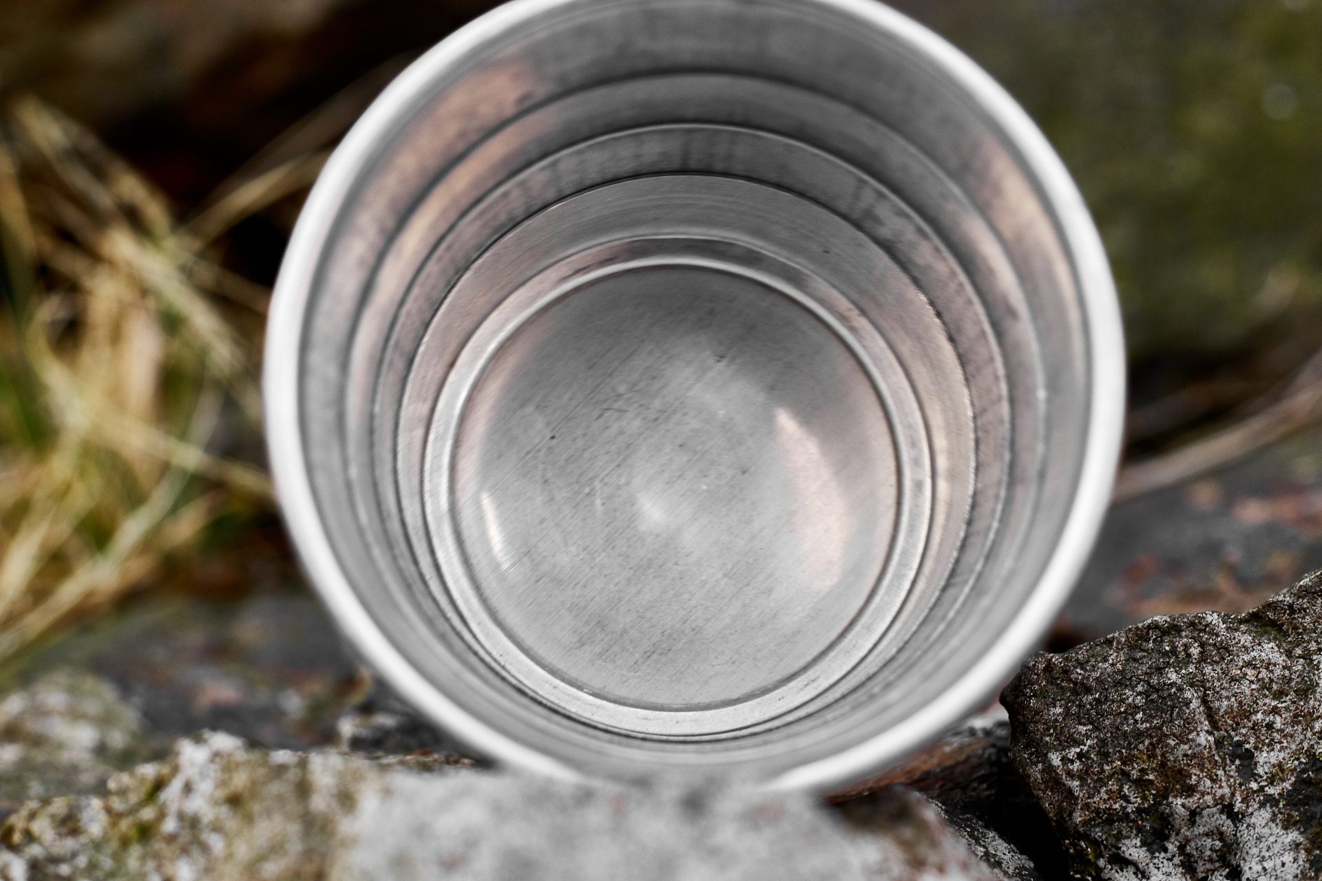 Vintage aluminum camp cup