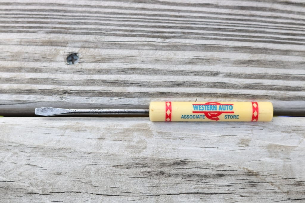 Western Auto pocket screwdriver