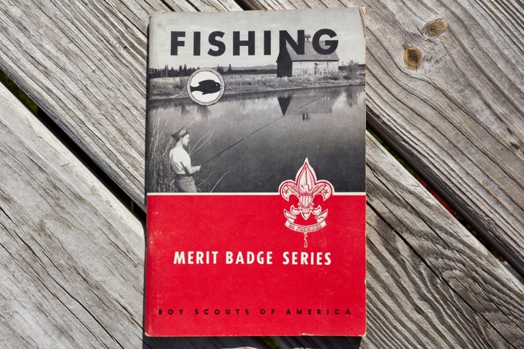 Boy Scouts of America Fishing Merit badge handbook from 1961