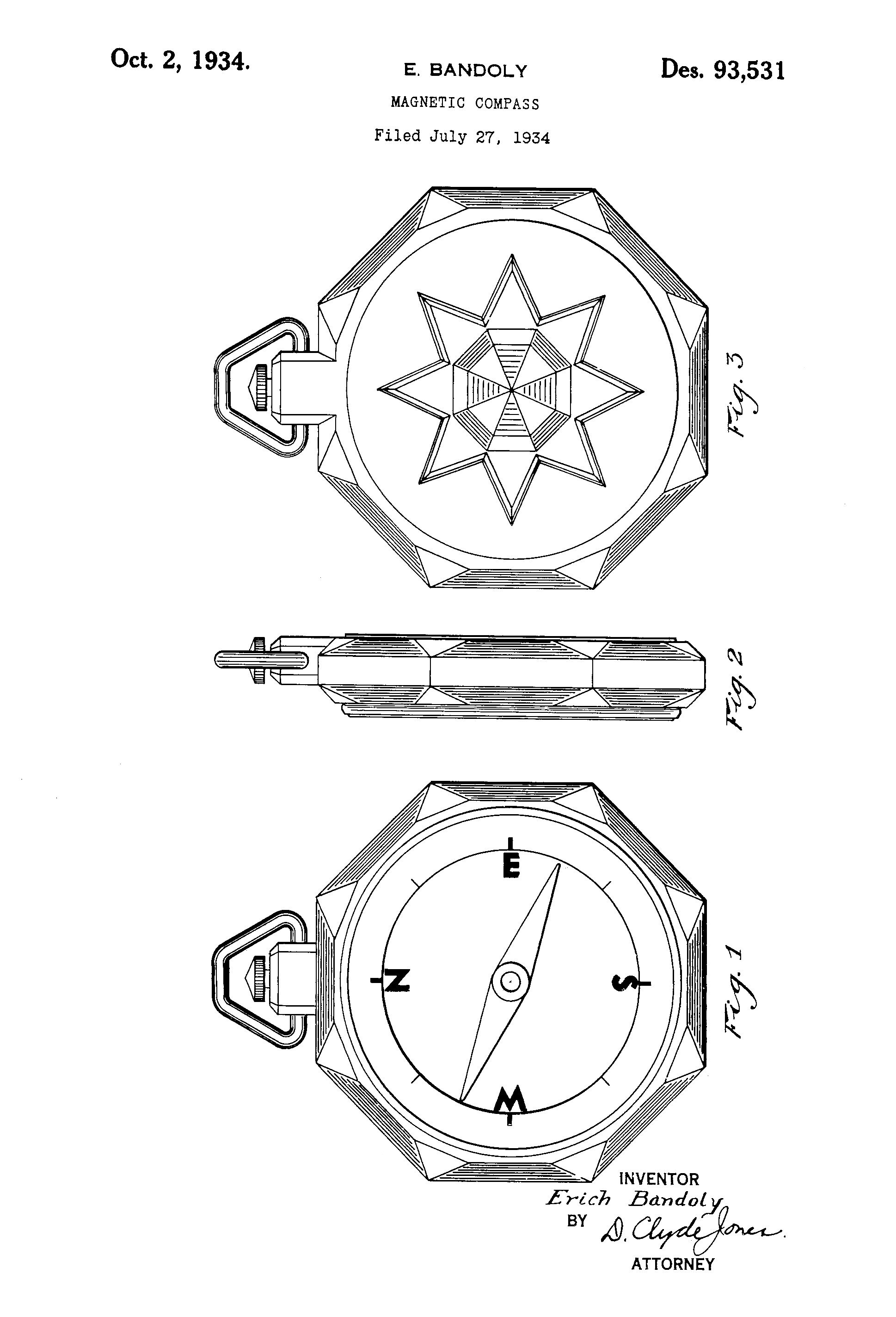 Vintage Boy Scout Compass by Taylor