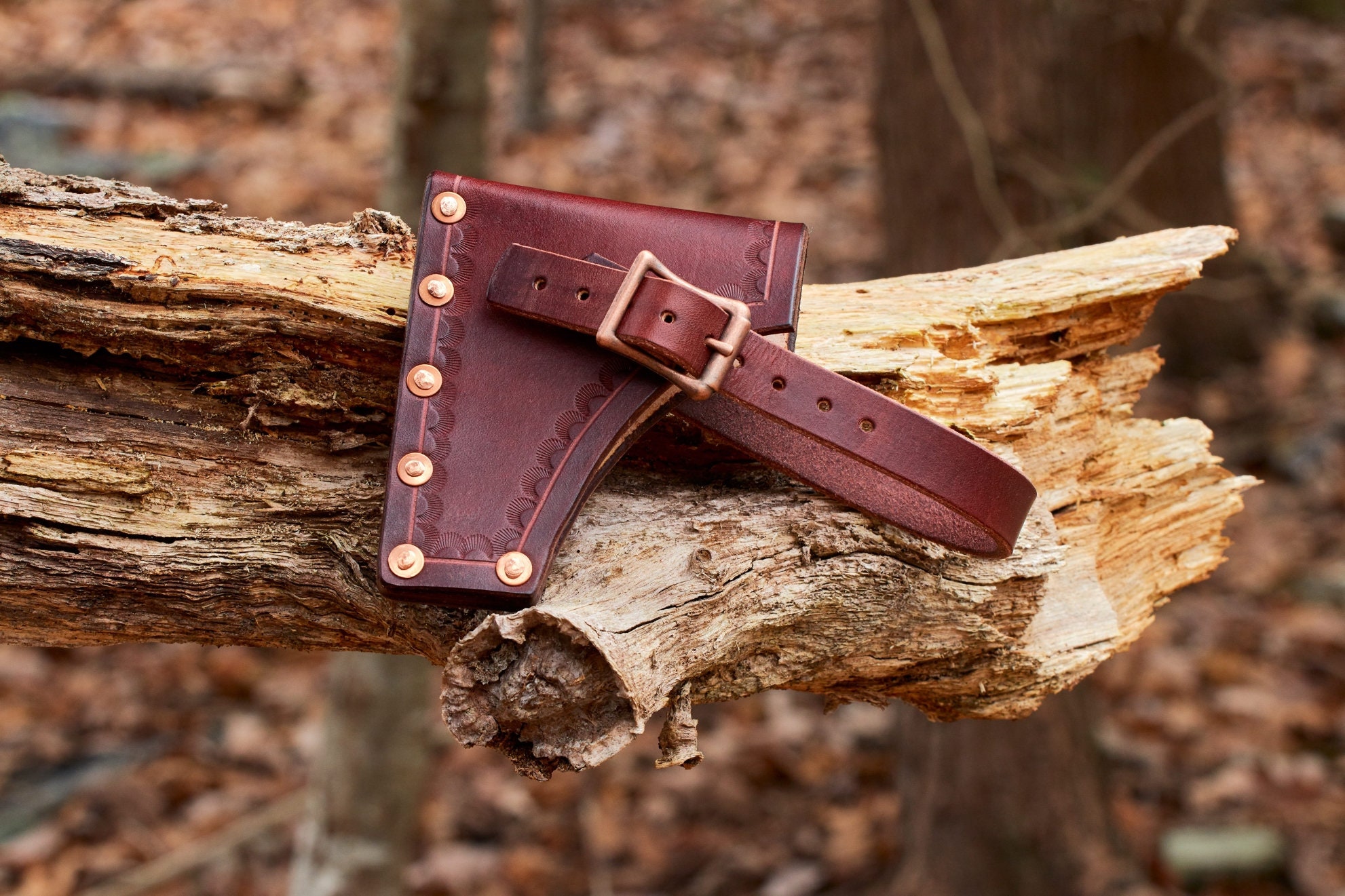 Leather Axe/hatchet sheath handmade