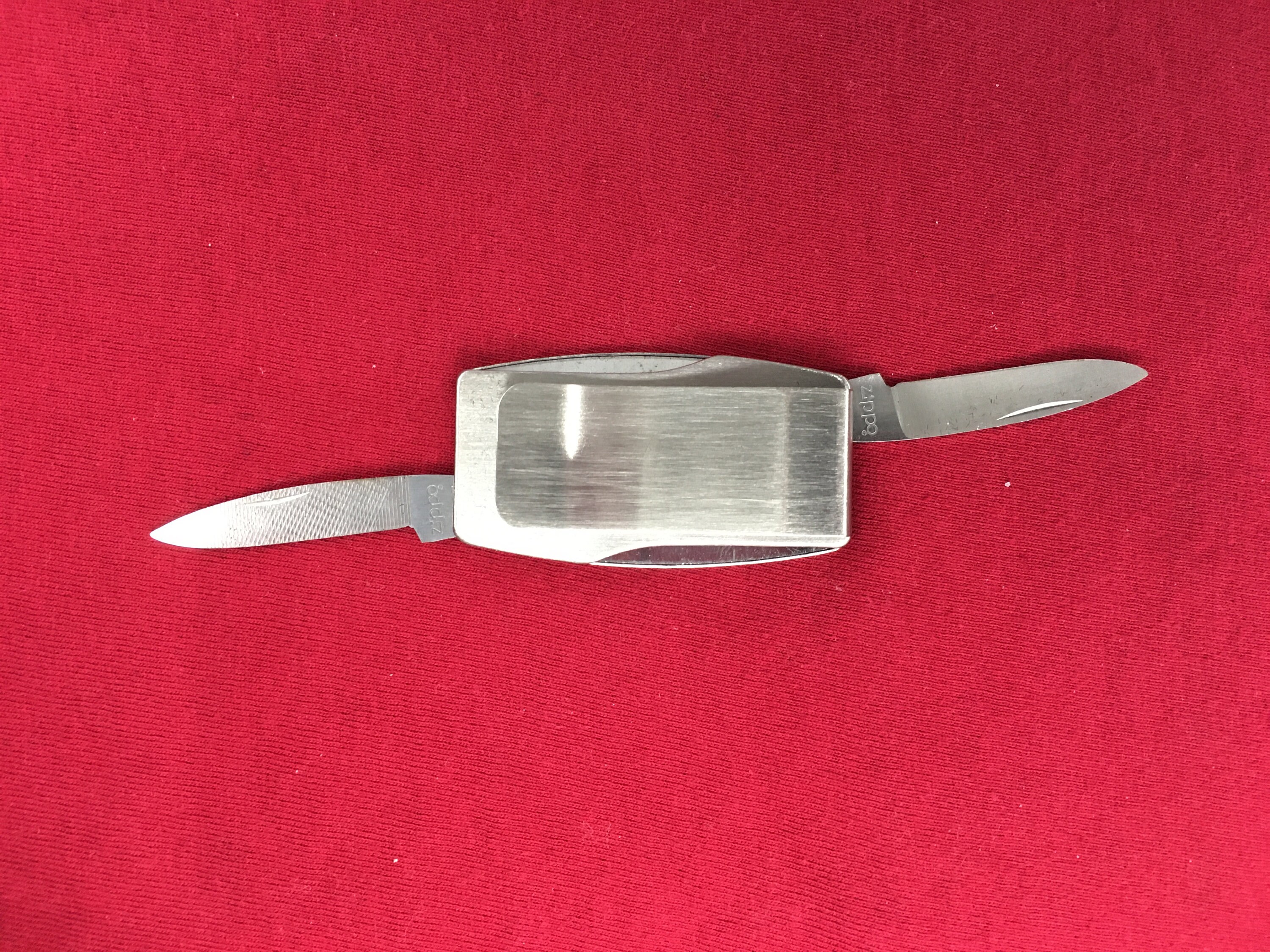 Vintage Zippo Pocket Knife Money Clip from Sline New Old Stock