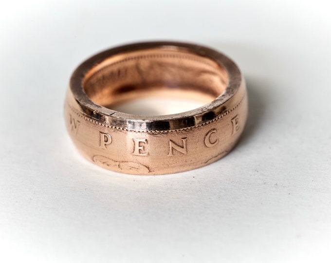 New Pence Coin Ring size 6