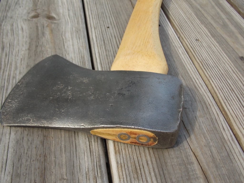 Axe Vintage True Temper Red Warrior Kelly Works Axe with handmade