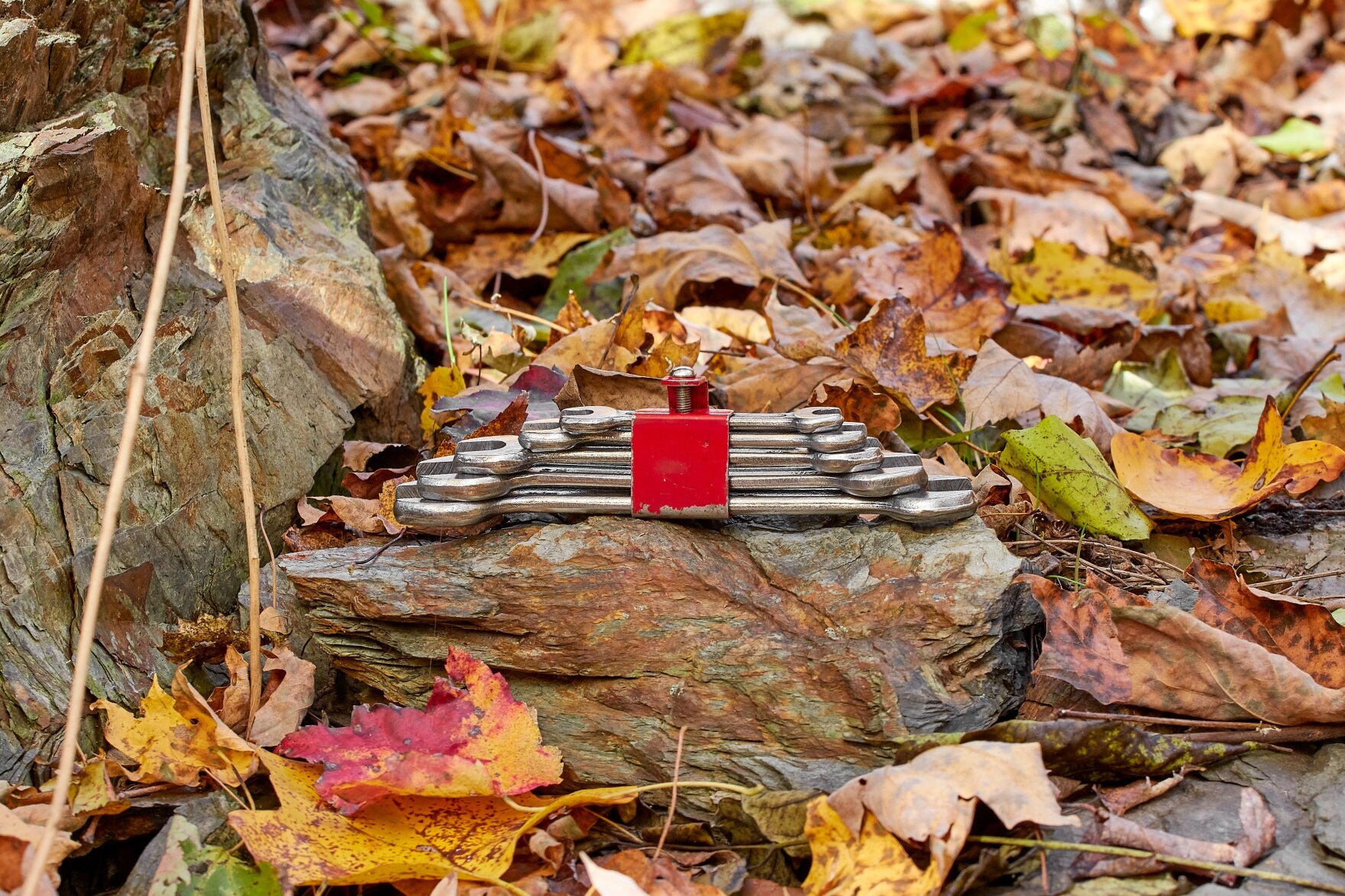 vintage wrench set 5 piece standard open end wrench set made in the USA