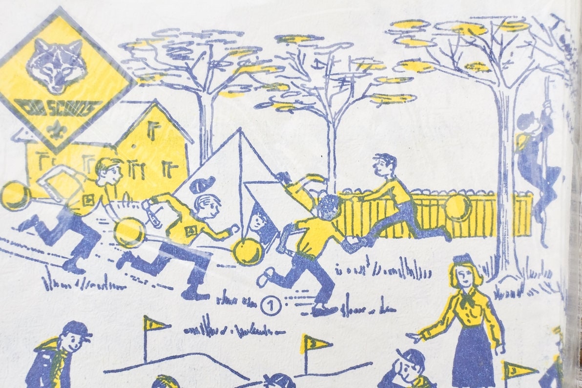 Vintage Cub Scout Place Mats in original package 25 ct